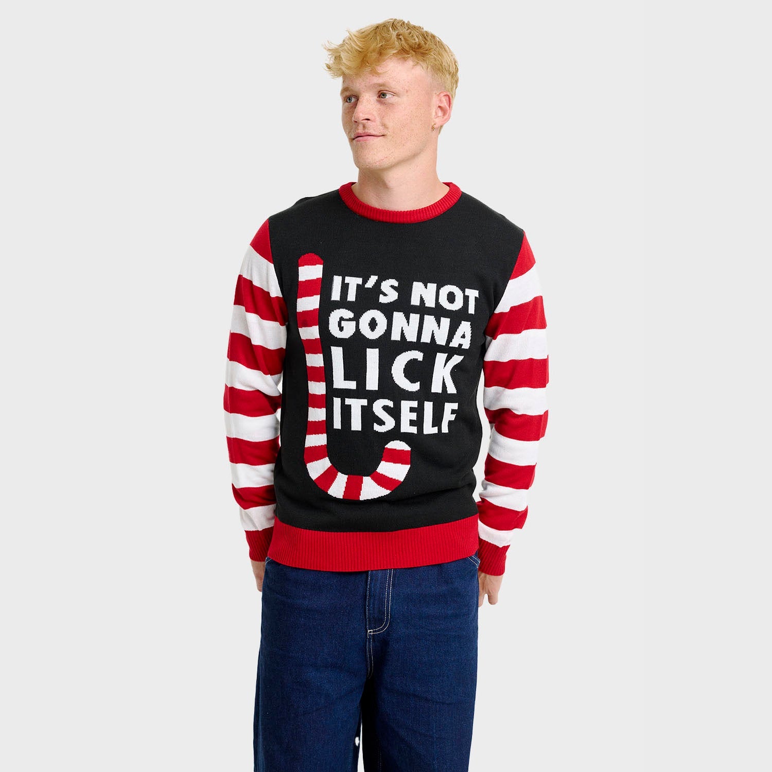 Candy Cane Christmas Sweater β Men